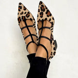 Bridget - Chaussures à talons et bride à motif léopard
