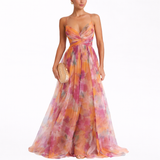 Giselle | Robe maxi envoûtante à imprimé floral