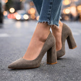 Escarpins en velours Vivienne