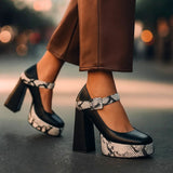 NATALIA VOSS TALONS À PLATEFORME
