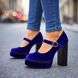 VALLORIA TALONS EN VELOURS