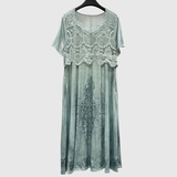 INDIGO | ROBE MIDI FLORALE ÉLÉGANTE