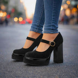 VALLORIA TALONS EN VELOURS