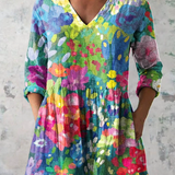 Maelle | Blouse Longue avec Décolleté en V
