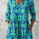Ines | Longue Blouse à Col V