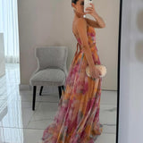 GISELLE | Robe Maxi en Chiffon