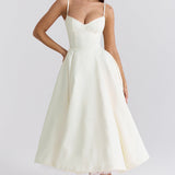 YLIANA | Robe midi d'été romantique