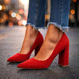 Escarpins en velours Vivienne
