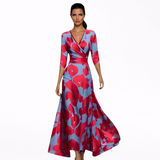 Emilia | Robe maxi fleurie élégante