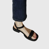 Kaia - Sandales en cuir orthopédique