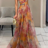 GISELLE | Robe Maxi en Chiffon