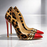 NATALIA MONROE TALONS À MOTIF LÉOPARD