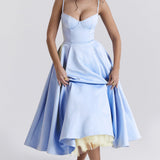 YLIANA | Robe midi d'été romantique