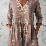 Elise | Blouse Longue avec Col en V
