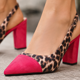 Scarlett talons à imprimé léopard