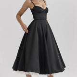 YLIANA | Robe midi d'été romantique