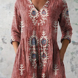 Elise | Blouse Longue avec Col en V