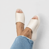 Sandales orthopédiques à enfiler à semelle compensée
