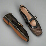 Avelina ballerines en mesh
