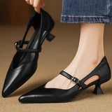 AVANI talons en cuir véritable
