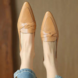 SOFIA mocassins en cuir véritable