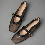 Avelina ballerines en mesh