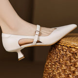 AVANI talons en cuir véritable