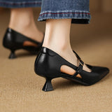 AVANI talons en cuir véritable