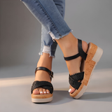 Sandales compensées tissées Hazel