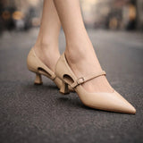 AVANI talons en cuir véritable