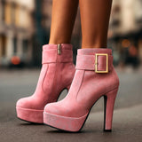 DANA AVERY BOTTES EN DENIM