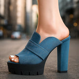Delilah talons en denim