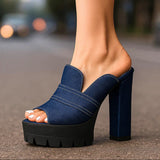 Delilah talons en denim