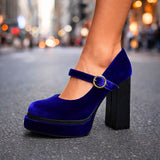 VALLORIA TALONS EN VELOURS