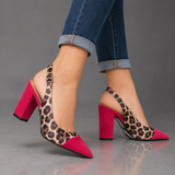 Scarlett talons à imprimé léopard
