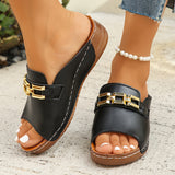 Sandales slides chic