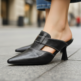 AUBREY MONROE TALONS EN CUIR VÉRITABLE
