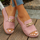 Sandales slides chic