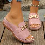 Sandales slides chic