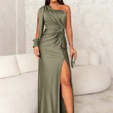 KATJA | Robe Maxi Glamour à Une Épaule