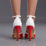 Talons Valentina à ruban