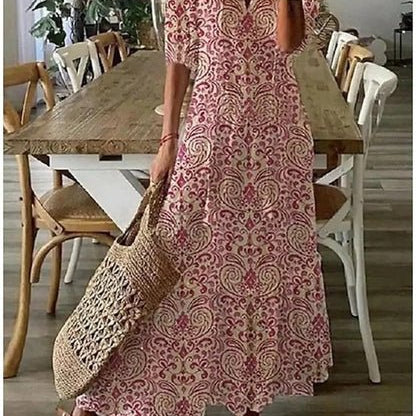 LUNA | ROBE MIDI DE STYLE BOHO SANS EFFORT